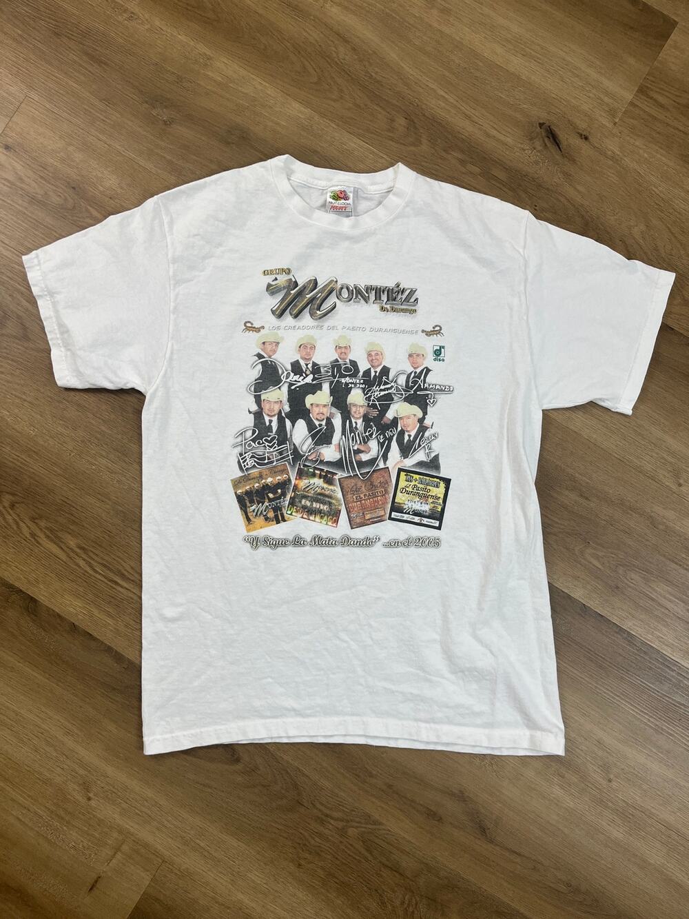 Grupo Montez de Durango 2005 Band Tee Size L